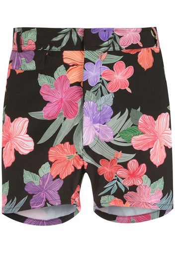 Amir Slama Shorts Hibiscus con stampa - Multicolore