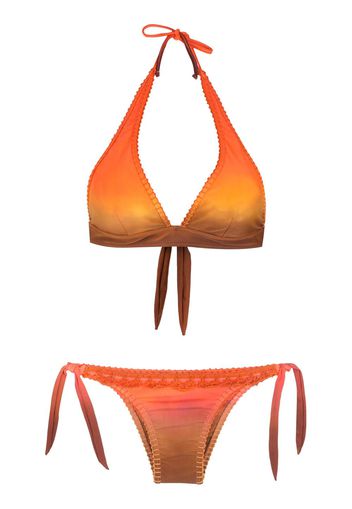 Amir Slama Bikini con fantasia tie dye - Multicolore