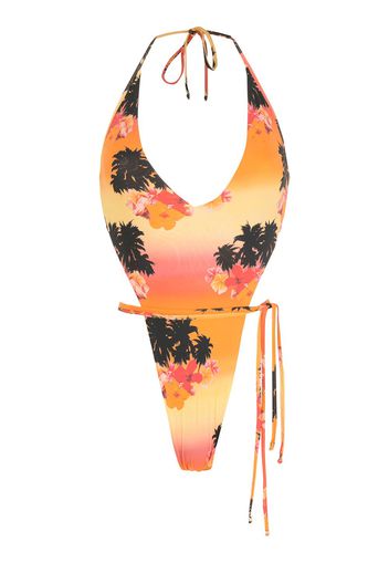 Amir Slama Costume intero sgambato Ilha de Hibiscus - Multicolore