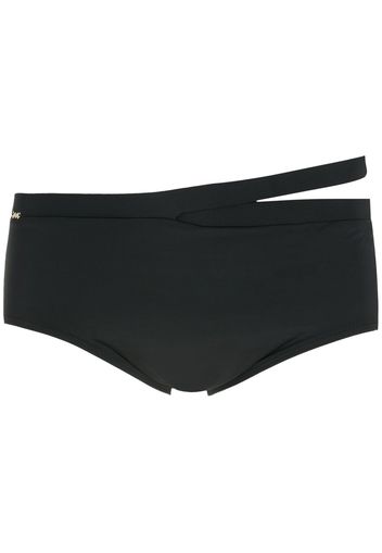 Amir Slama Slip con design cut-out - Nero