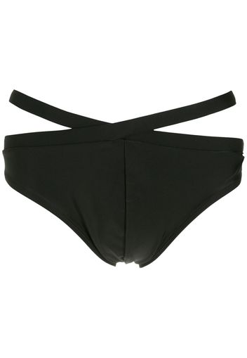 Amir Slama Slip con design cut-out - Nero