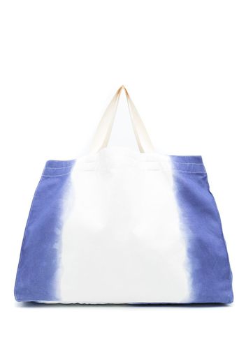 Amir Slama Borsa tote con effetto sfumato - Bianco