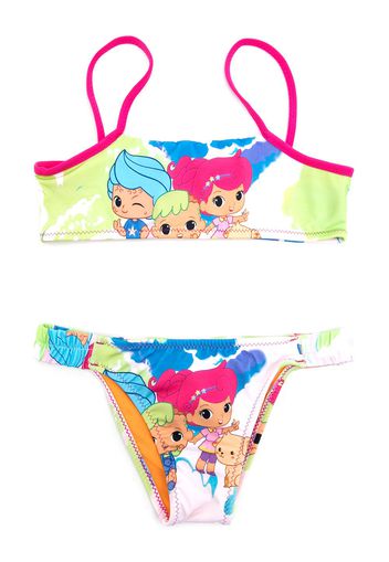 Amir Slama Set bikini a quadri - Multicolore