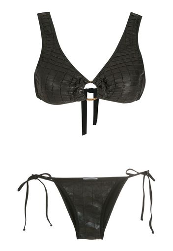 Amir Slama Bikini con anello - Nero