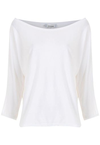 Amir Slama T-shirt Tkin con spalle scoperte - Bianco