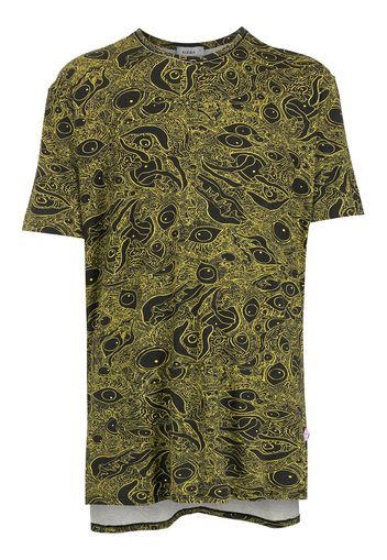 Amir Slama T-shirt con stampa - Giallo