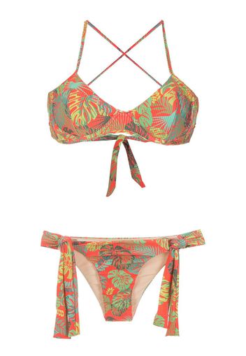 Amir Slama Bikini con stampa - Rosso