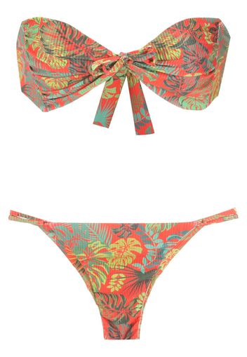 Amir Slama Bikini con stampa - Rosso