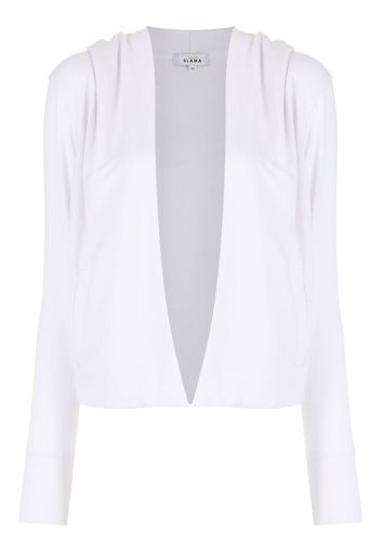 Amir Slama Cardigan con cappuccio - Bianco