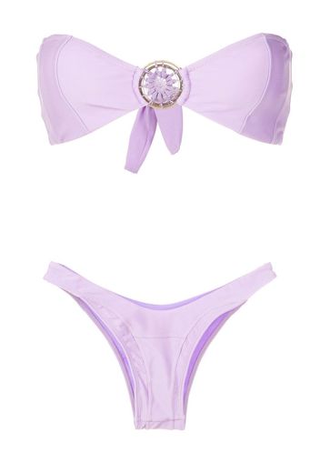 Amir Slama Set bikini a fascia - Viola