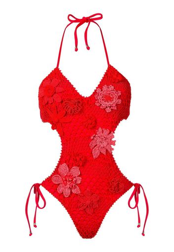 Amir Slama Costume intero - Rosso