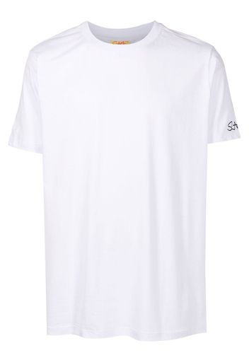 Amir Slama T-shirt Angel Demon con stampa - Bianco