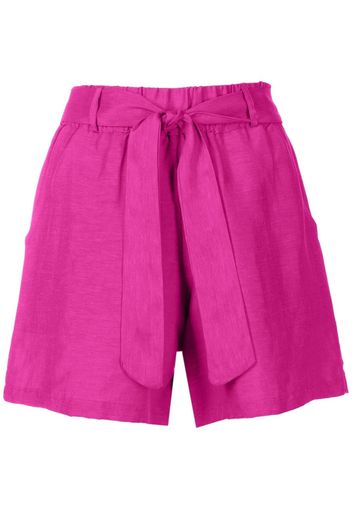 Amir Slama Shorts con cintura - Rosa