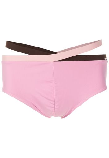 Amir Slama Costume da bagno con dettaglio cut-out - Rosa