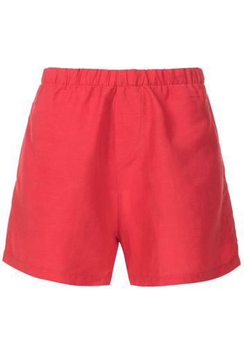 Amir Slama Shorts con vita elasticizzata - Rosso