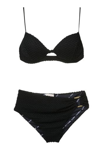 Amir Slama sweetheart-neck high-waist bikini - Nero