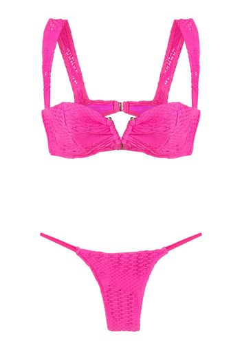 Amir Slama Bikini a balconcino - Rosa