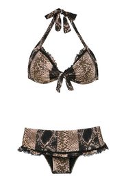 Set bikini con stampa