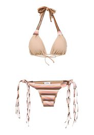 Set bikini a righe