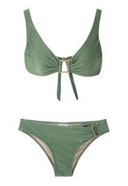 metallic embellishments bikini set