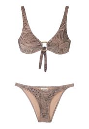 Set bikini Marajoara con stampa