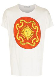 Amir Slama T-shirt con stampa Sol - Bianco