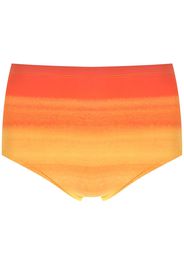 Amir Slama Costume da bagno con fantasia tie dye - Arancione