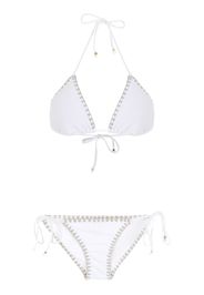 Amir Slama Set bikini con dettaglio cuciture - Bianco