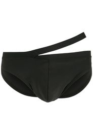 Amir Slama Costume da bagno con dettaglio cut-out - Nero