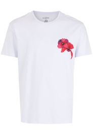 Amir Slama T-shirt a fiori - Bianco