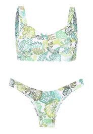 Amir Slama Bikini con stampa - Verde