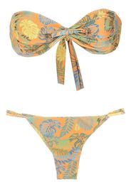 Amir Slama Bikini con stampa - Arancione