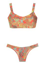 Amir Slama Bikini con stampa - Rosso