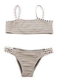 Amir Slama Set bikini con stampa - Toni neutri