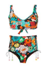 Amir Slama Set bikini a fiori - Multicolore