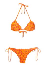 Amir Slama Bikini con stampa - Arancione