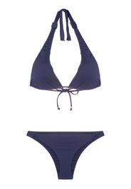 Amir Slama Bikini con scollo all'americana - Blu