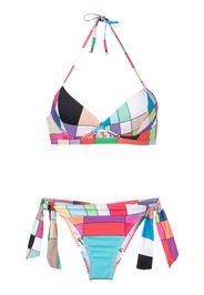 Amir Slama Set bikini con stampa - Multicolore