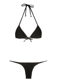 Amir Slama halterneck tie-fastening bikini - Nero