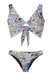 Amir Slama Bikini con stampa grafica - Multicolore