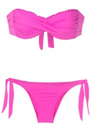 Amir Slama Set bikini a fascia - Rosa