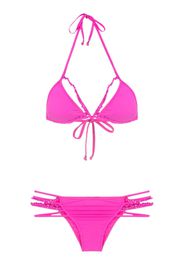 Amir Slama Set bikini a triangolo - Rosa