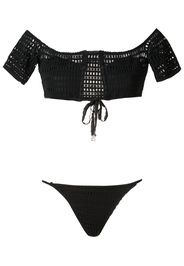 Amir Slama Bikini con spalle scoperte - Nero