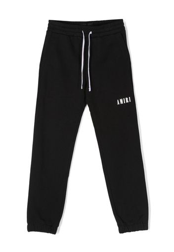 AMIRI KIDS logo-print cotton track pants - Nero