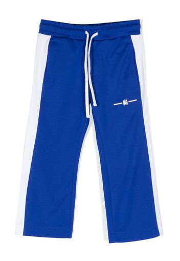 AMIRI KIDS logo-print drawstring track trousers - Blu