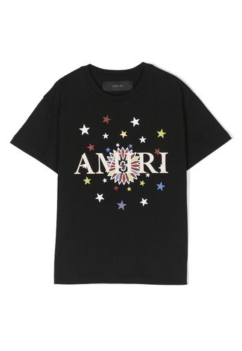 AMIRI KIDS logo-print T-shirt - Nero