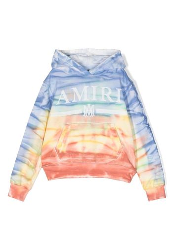 AMIRI KIDS all-over graphic print hoodie - Blu