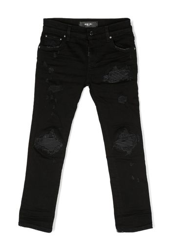 AMIRI KIDS distressed ripped jeans - Nero