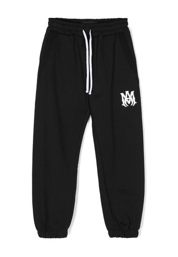 AMIRI KIDS logo-print cotton track trousers - Nero