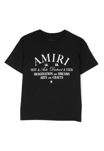 AMIRI KIDS logo-print cotton T-shirt - Nero